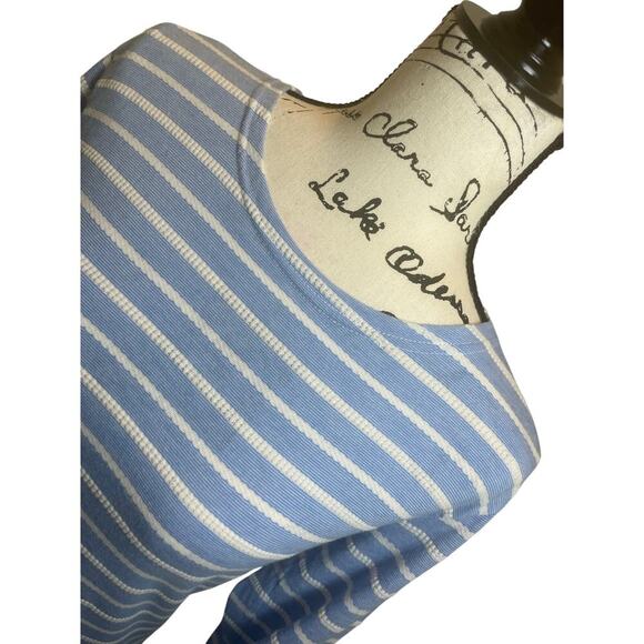 STS SAIL TO SABLE SHIFT DRESS BLUE STRIPES SZ XS SAILOR CHIC NAUTICAL AESTHETIC - Picture 5 of 16